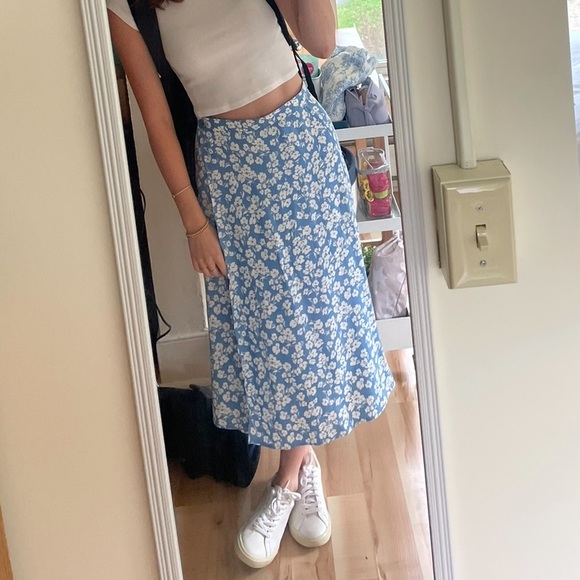 Reformation Betty Floral Print Midi Skirt - Picture 8 of 8